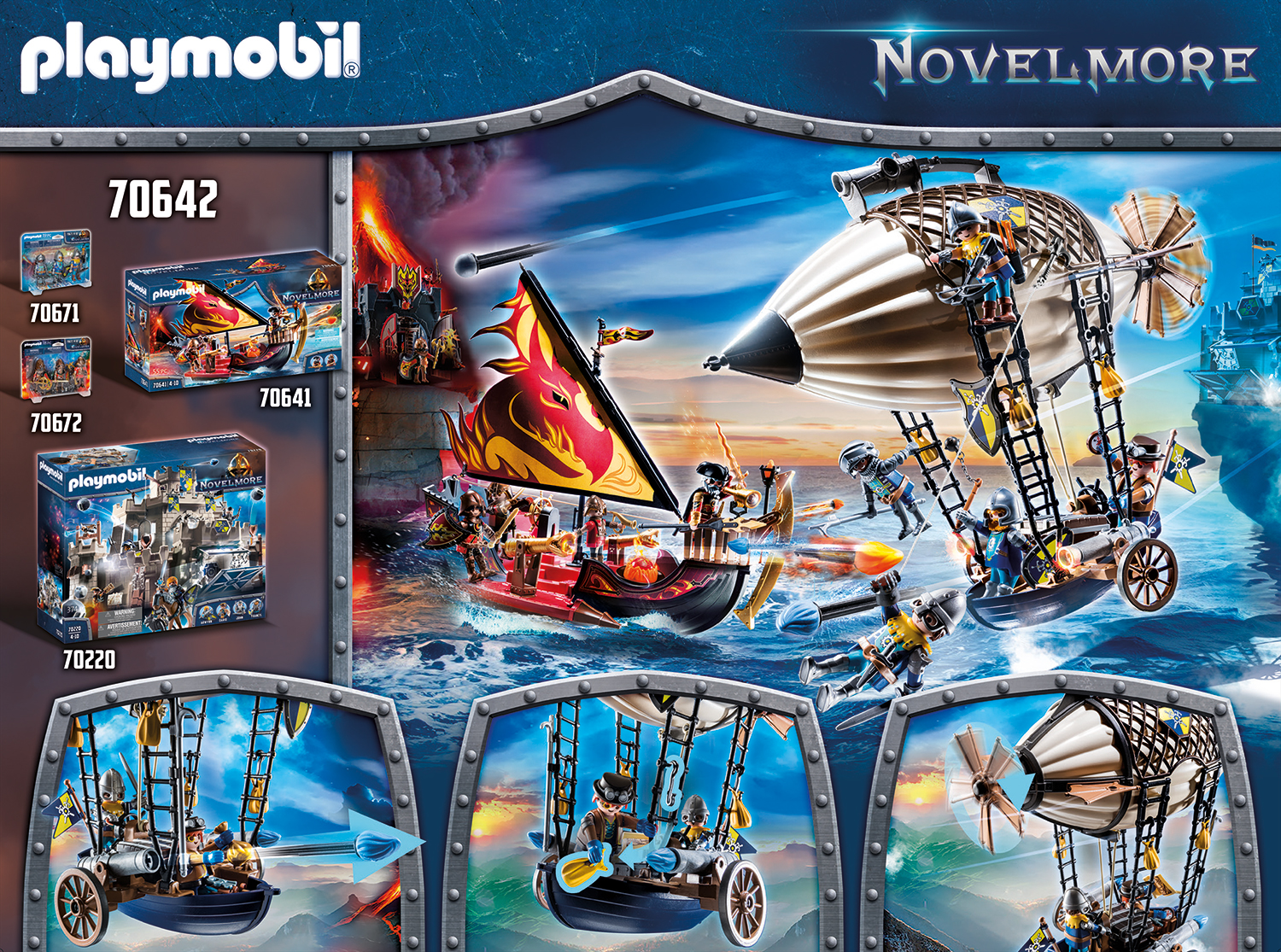 Playmobil: Novelmore - Darios Zeppelin Playmobil: Novelmore - Darios Zeppelin