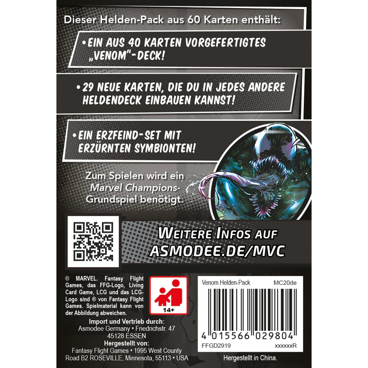 Marvel Champions LCG dt.: Venom Helden-Pack