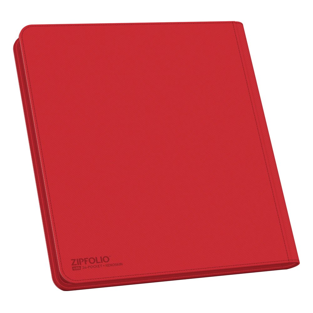 Ultimate Guard: Zipfolio Xenoskin 24-Pocket rot rot, Ordner, Zipfolio, Tasche, Hülle