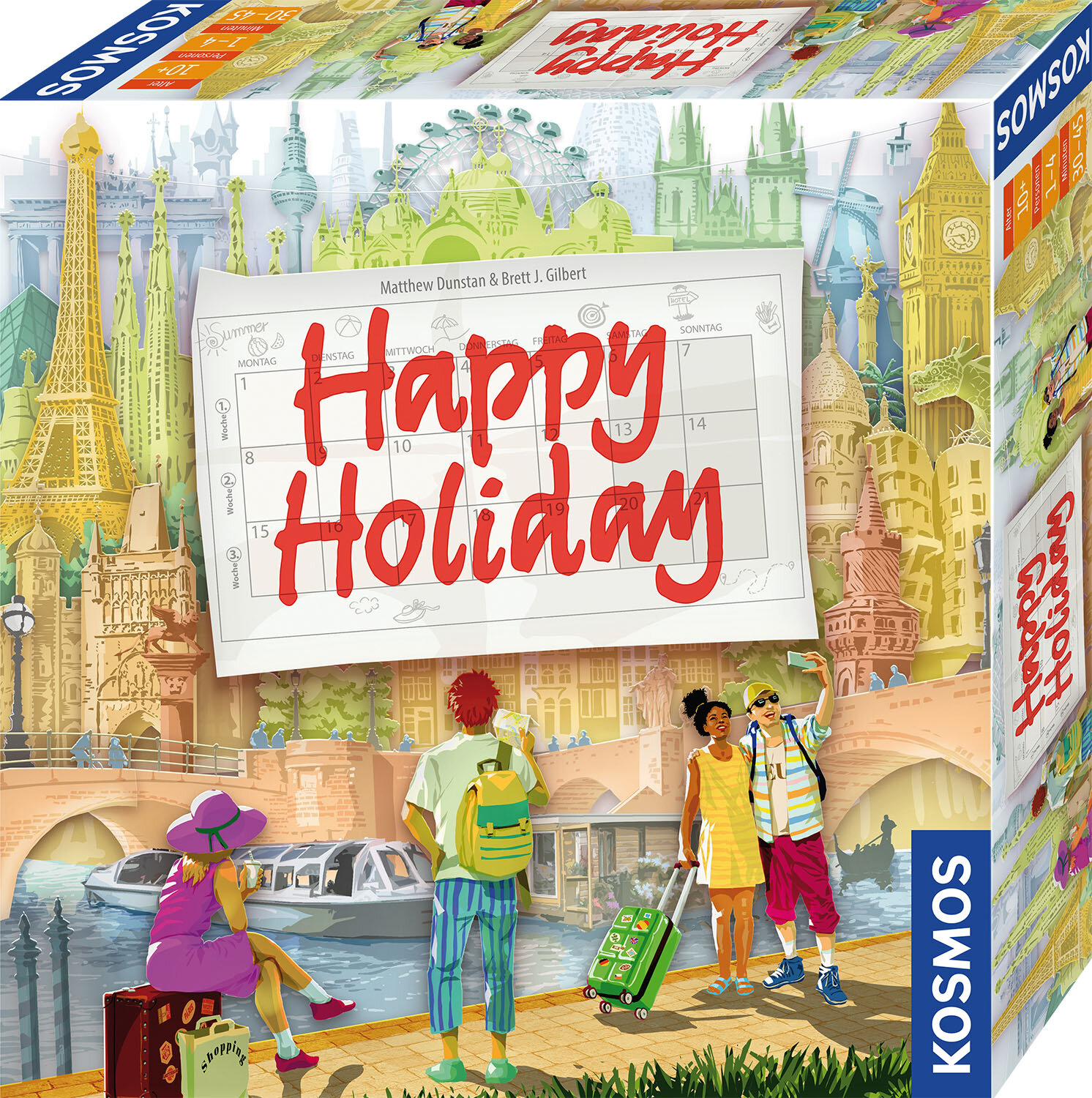 Happy Holiday urlaub, reisespiel, brettspiel, puzzle, sommer