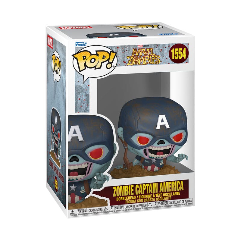 Marvel Zombies: POP Zombie Captain America (1554)