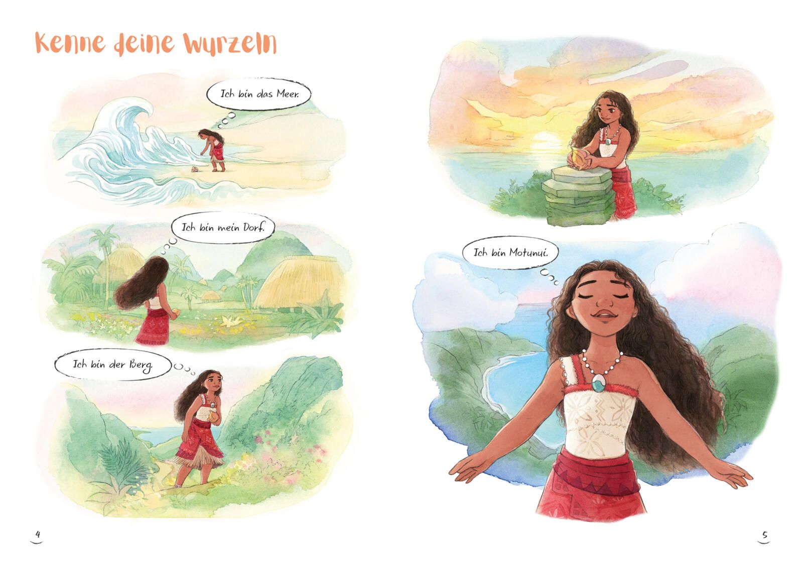 Hawaianisches Kleid, Rot Rock, Perlenkette, Meerblick, Dorfleben