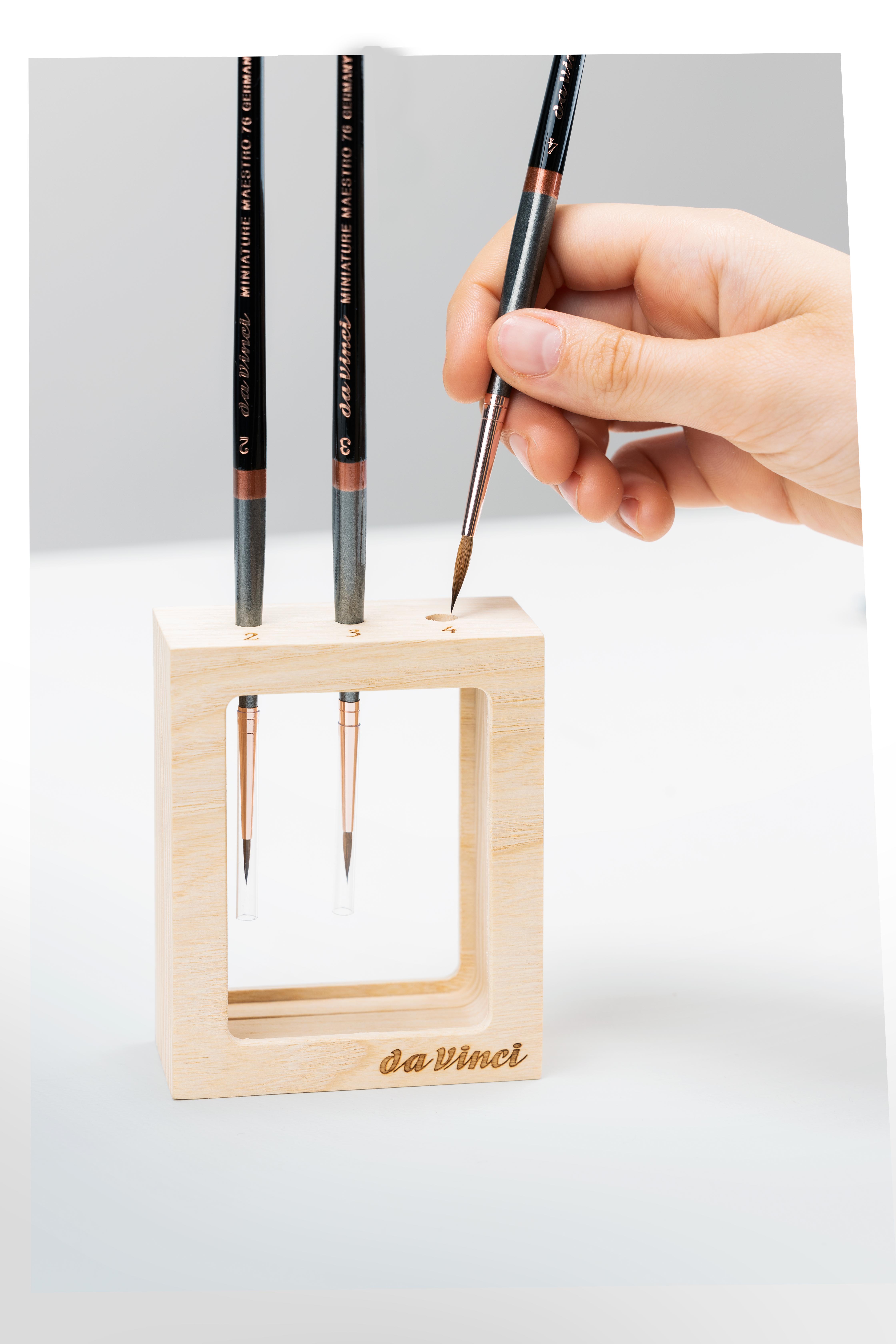 Da Vinci: Miniature Maestro Set, Serie 76 No. 2,3,4 im Holzrahmen Da Vinci: Miniature Maestro Set, Serie 76 No. 2,3,4 im Holzrahmen