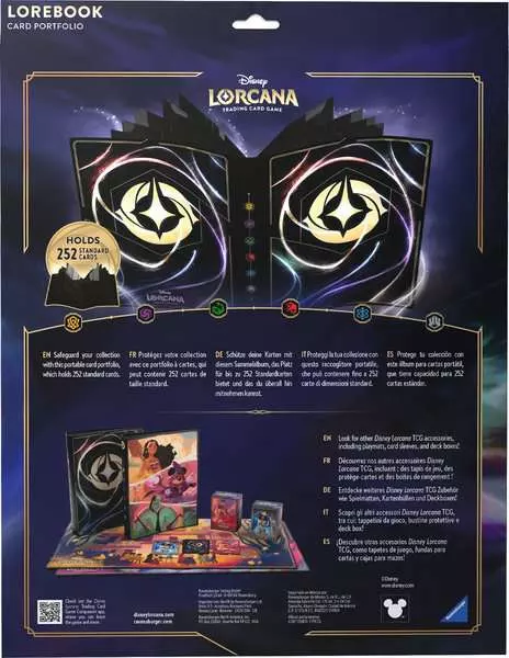 Lorcana TCG: Lorebook Card Portfolio Classic Lorcana TCG: Lorebook Card Portfolio Classic