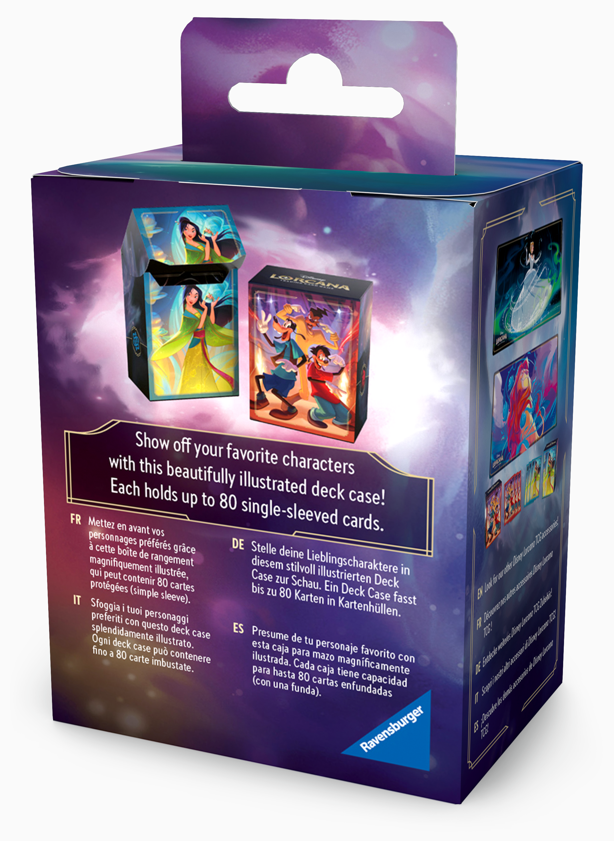 Lorcana TCG: Mythen - Deck Box A Goofy & Max