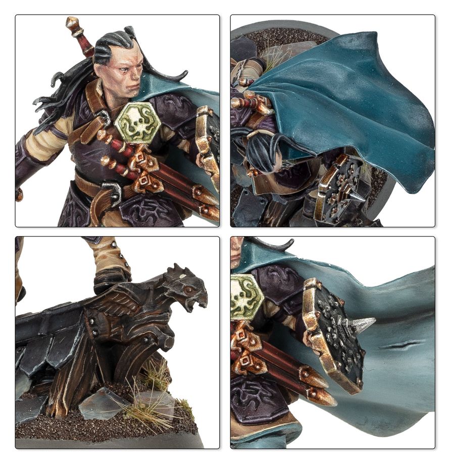 Figur, Miniatur, Fantasy, Ritter, Schild