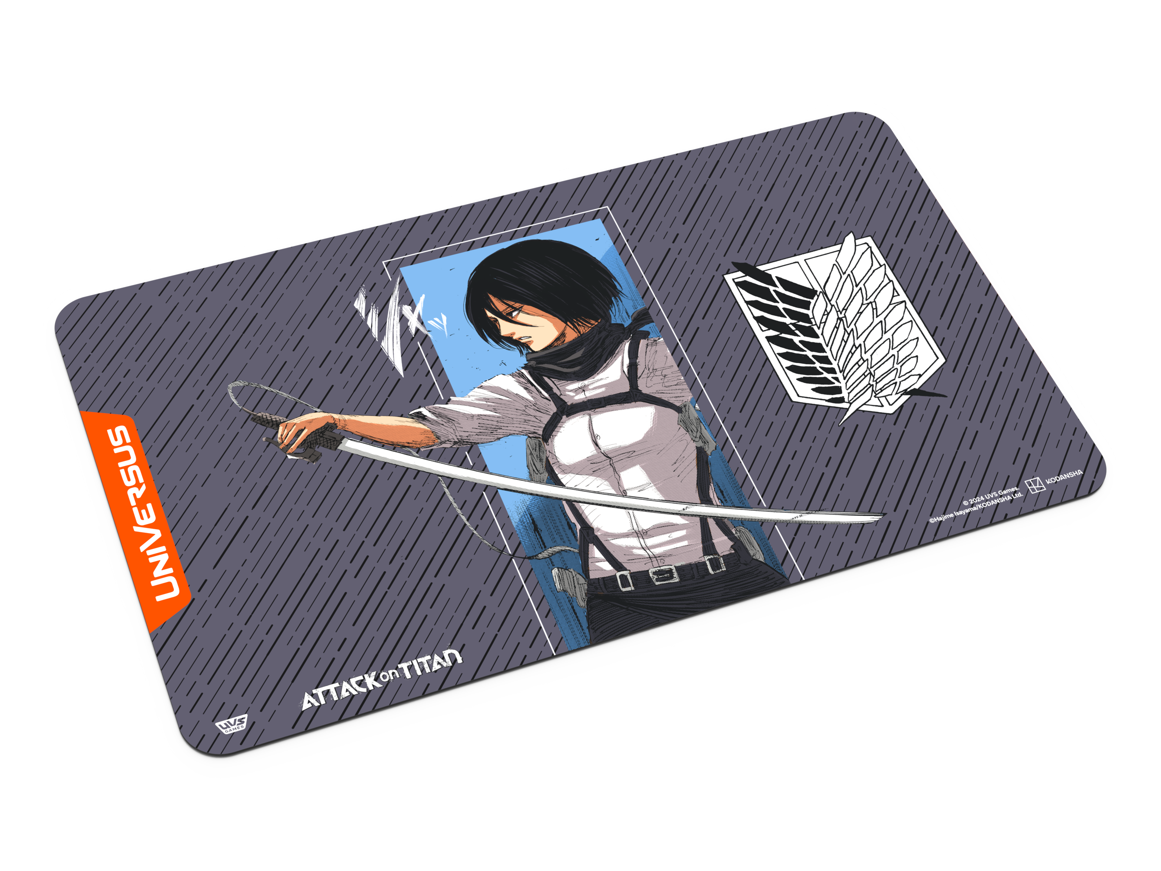 Universus CCG: Playmat AoT Mikasa Ackerman