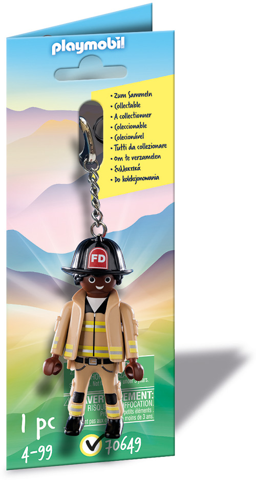 Playmobil: Schlüsselanhänger - Feuerwehrmann Playmobil: Schlüsselanhänger - Feuerwehrmann