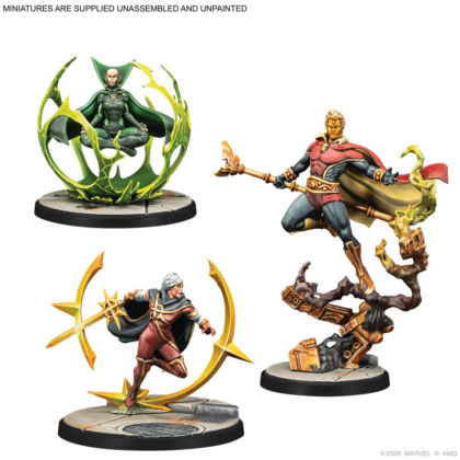 Marvel Crisis Protocol: Adam Warlock, Moondragon, & Quasar Miniaturen, Figuren, Polyresin, Aktionshelden, Comics