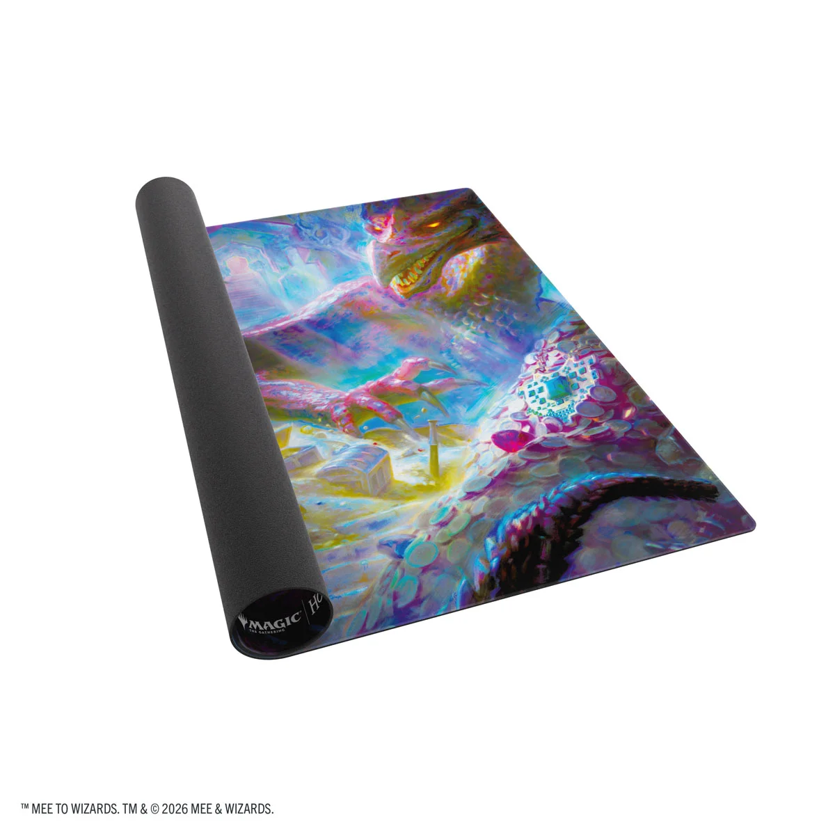 Gaming mat, Desk mat, Playmat, Dragon artwork, Colorful fantasy