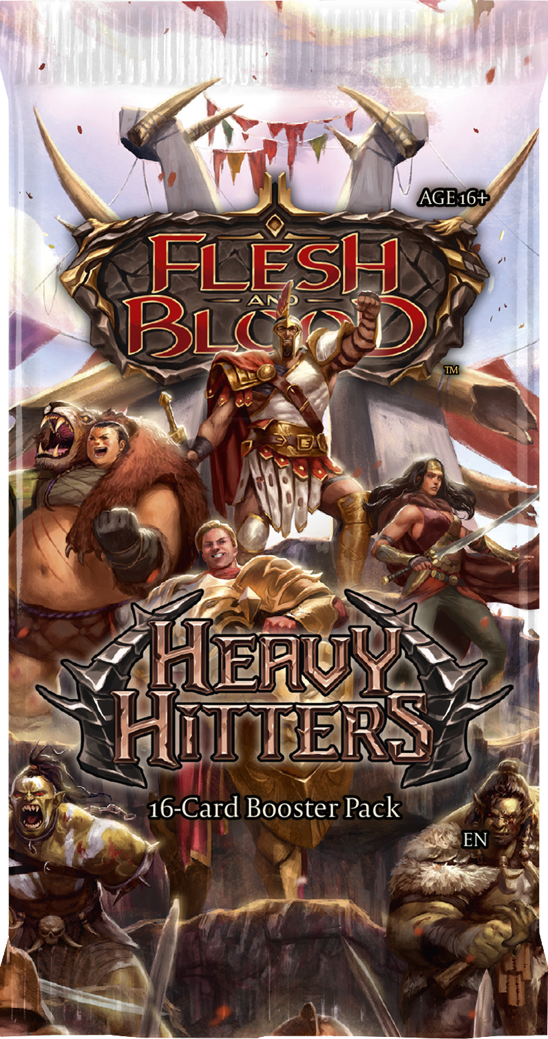 Flesh & Blood TCG: Heavy Hitters Boosterpack Flesh & Blood TCG: Heavy Hitters Boosterpack