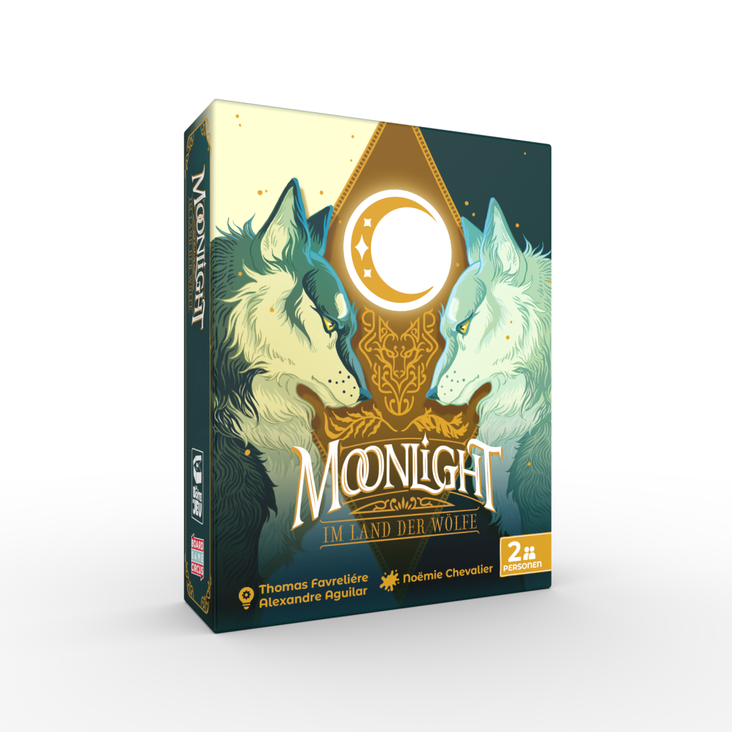 Wolf, Box, Brettspiel, Moonlight, Im Land der Wölfe