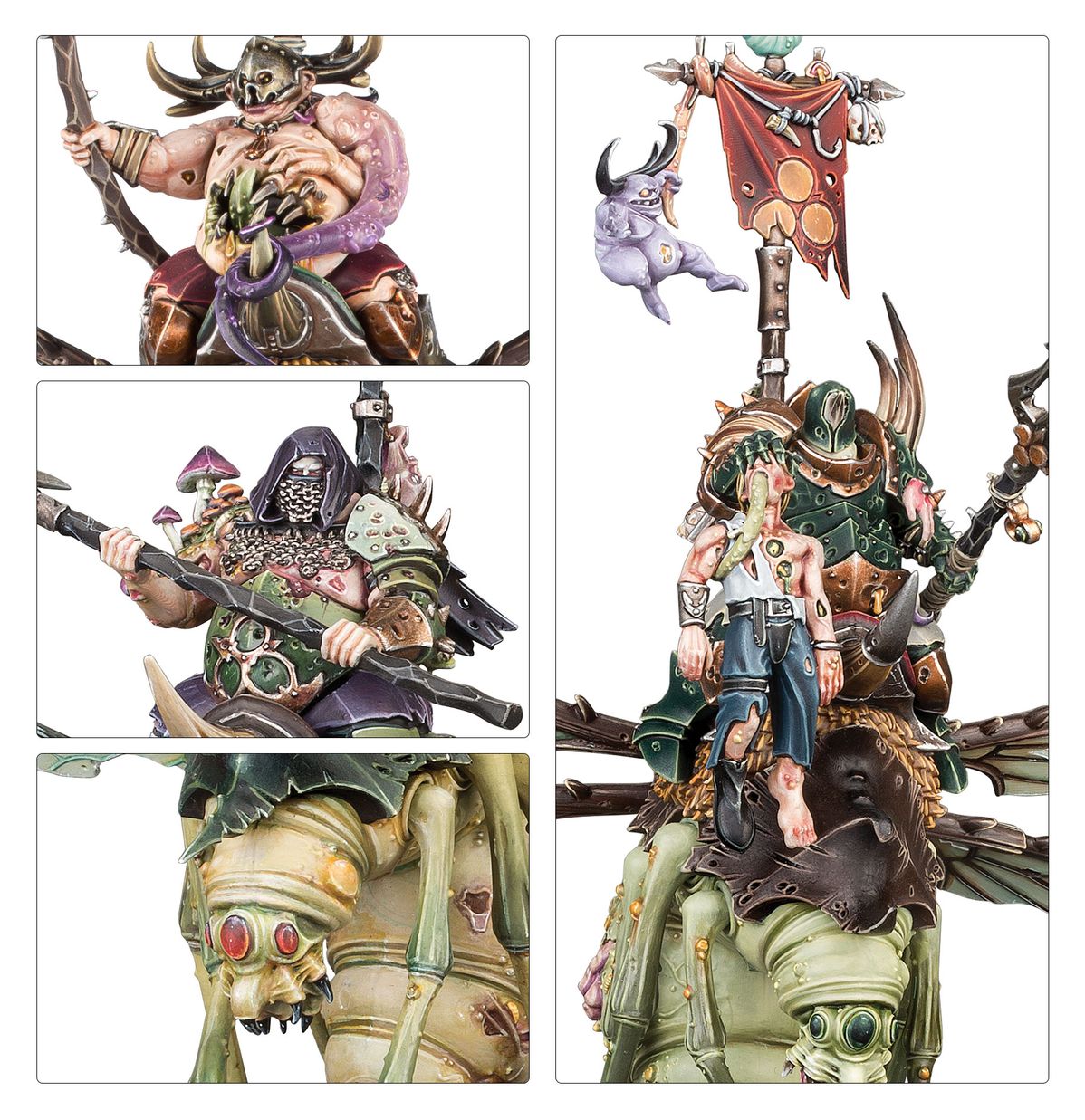 Age of Sigmar: Maggotkin of Nurgle - Shudderblight Cyst (Battleforce) Age of Sigmar: Maggotkin of Nurgle - Shudderblight Cyst (Battleforce)