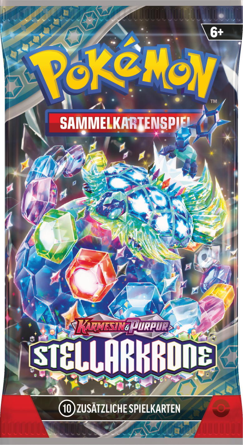 Pokémon CCG dt.: Karmesin & Purpur Stellarkrone Boosterpack (KP07) Pokémon CCG dt.: Karmesin & Purpur Stellarkrone Boosterpack (KP07)