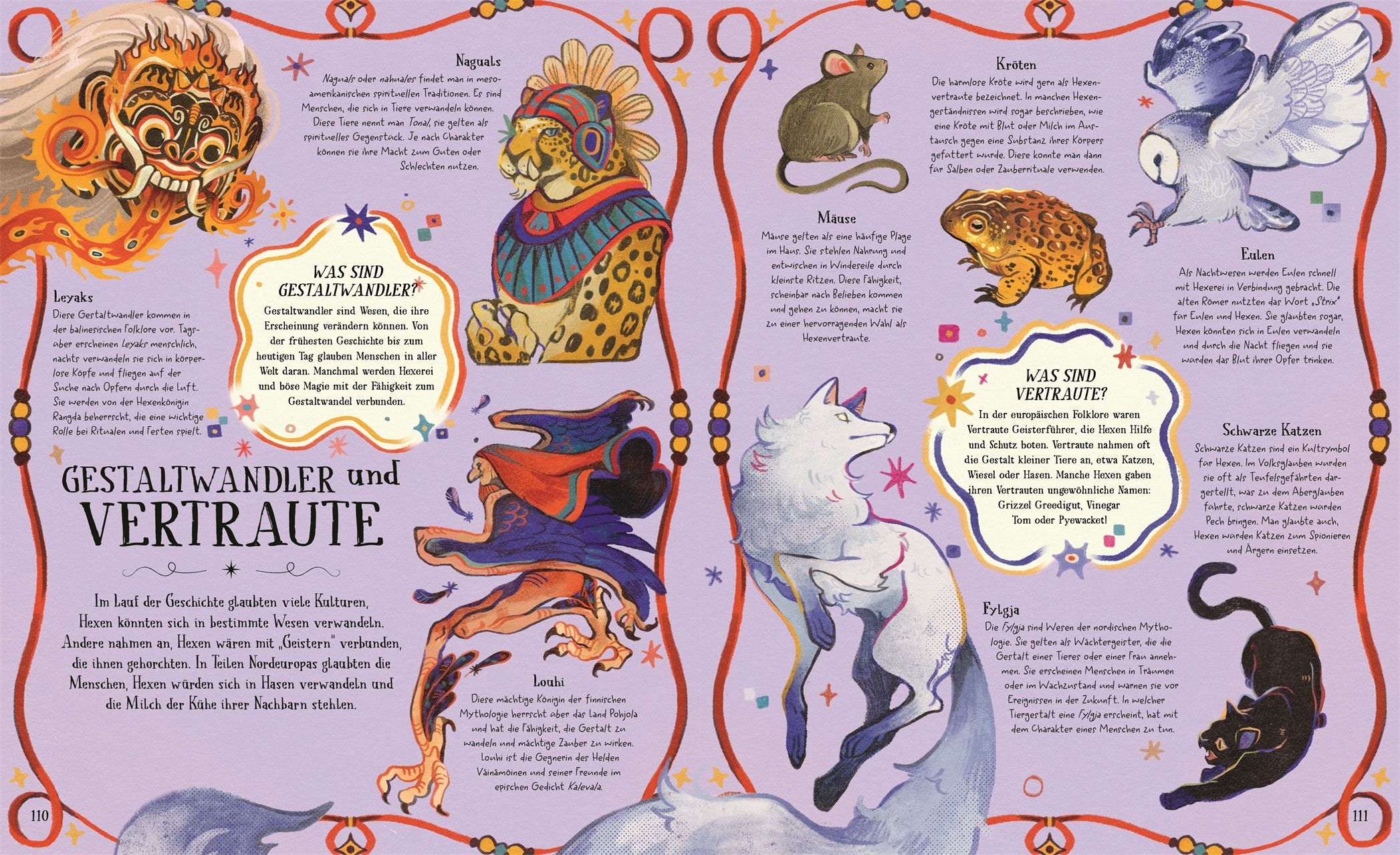 Die Geschichte der Hexen und magischen Frauen Werbung, Plakat, Schildkröte, Hund, Ratte