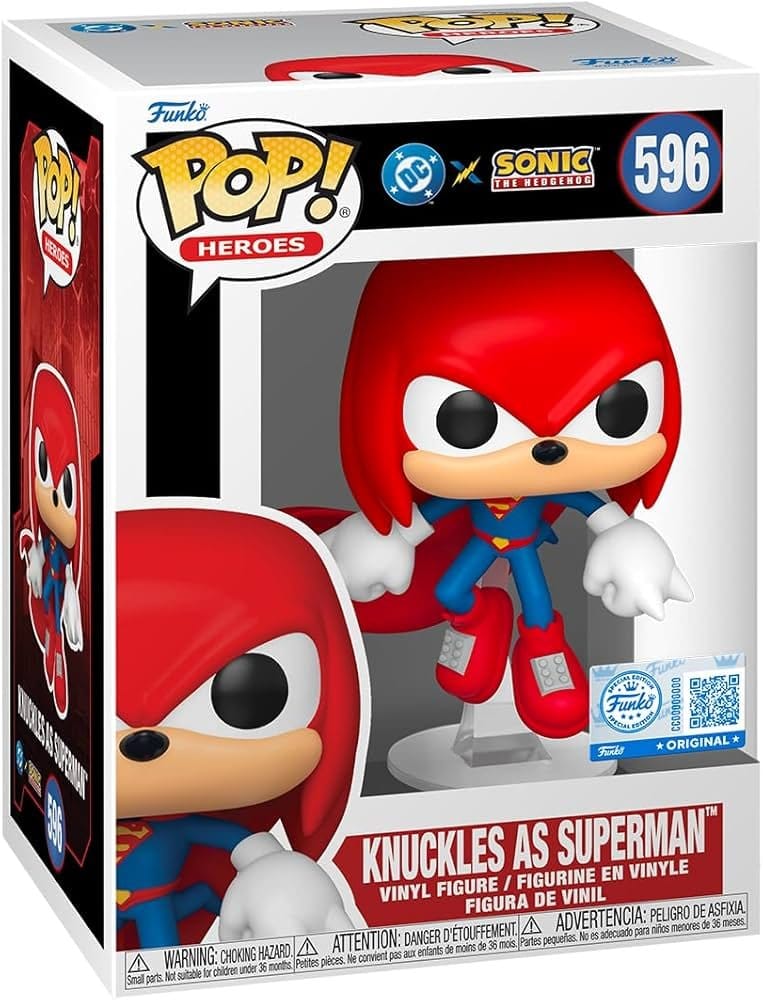 DC x Sonic: POP Knuckles as Superman (596) Spielzeug