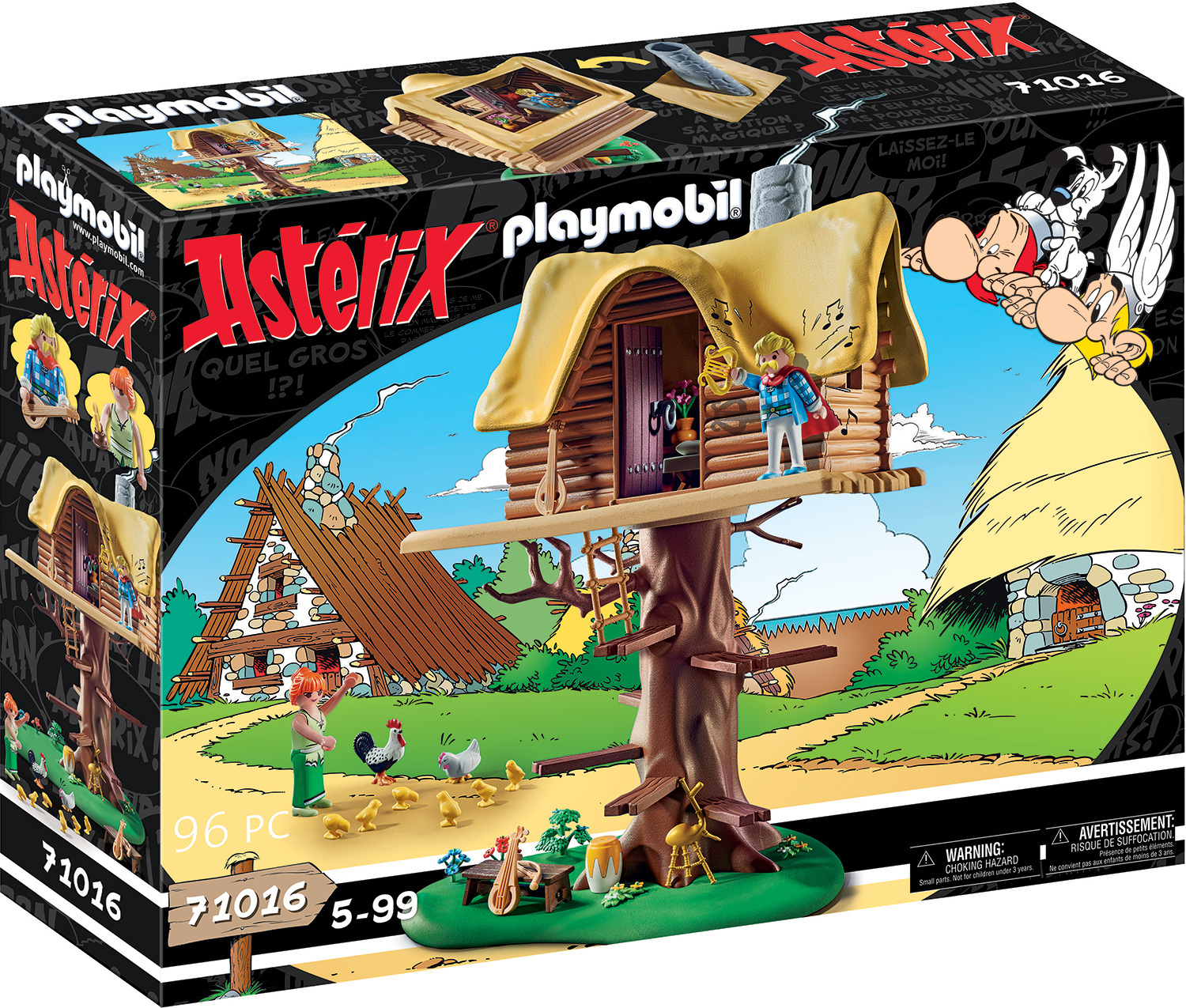 Playmobil: Asterix - Troubadix mit Baumhaus