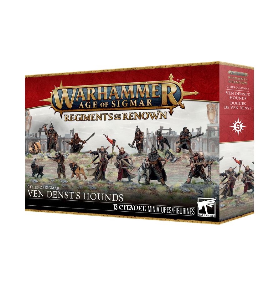 Age of Sigmar: Cities of Sigmar - Regiment of Renown Ven Denst's Hounds miniaturen, terrain, warhammer, hounds, renown