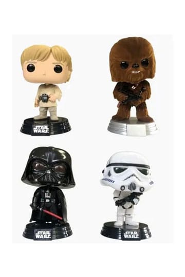 Star Wars: POP Luke/Chewbacca/Darth Vader/Stormtrooper