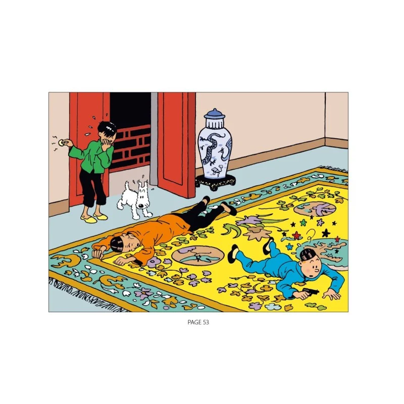 Tim & Struppi: Malbuch Lotus Bleu Tim & Struppi: Malbuch Lotus Bleu