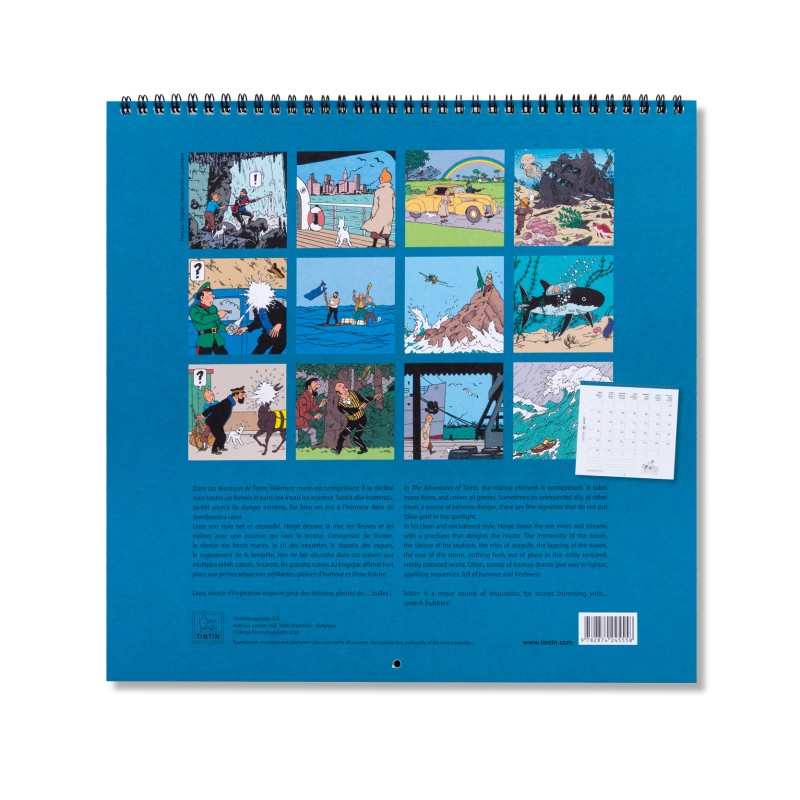 Comic Panels, Blauer Notizblock, Spiralringbuch, Aquarellstil, Stadtansichten