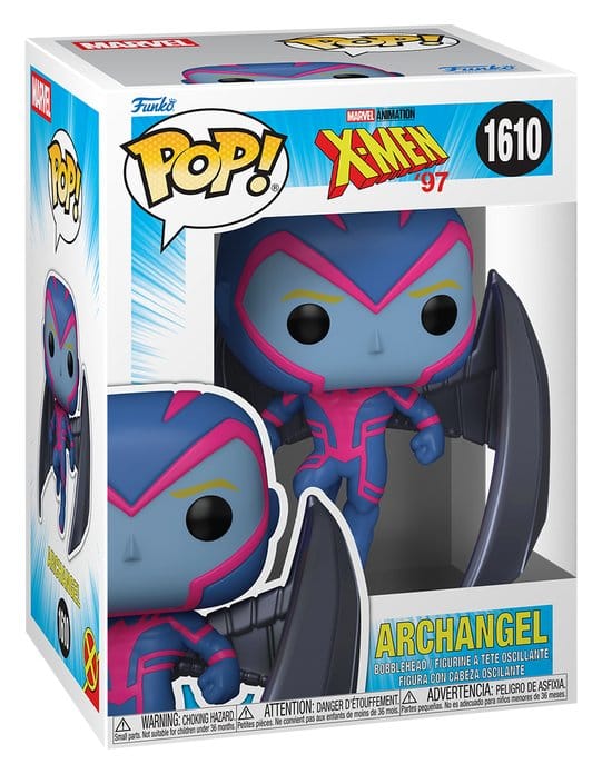 X-Men '97: POP Archangel (1610) X-Men, Archangel, Bobblehead, Figurine, Funko Pop