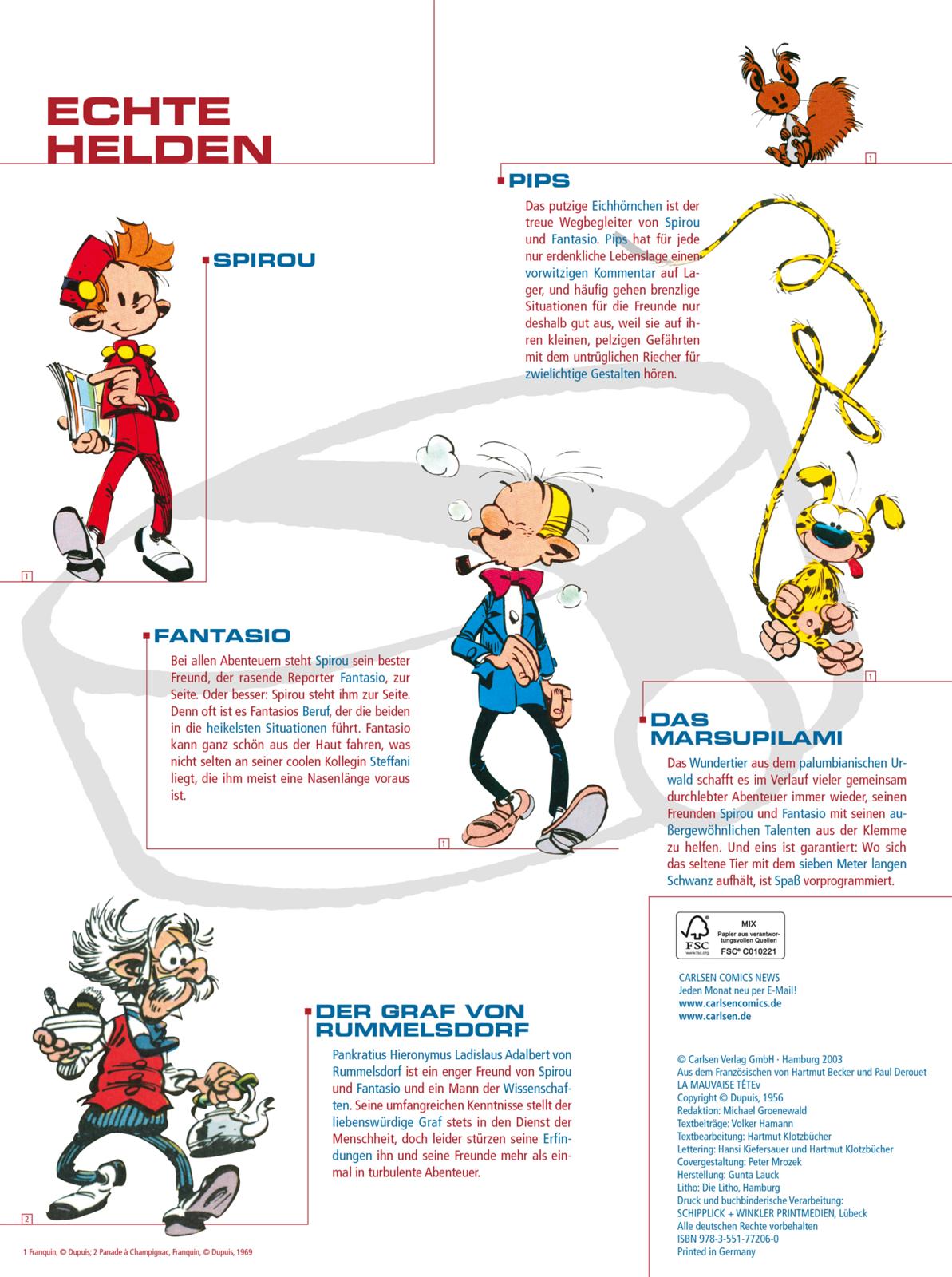 Spirou & Fantasio Bd.6: Der doppelte Fantasio (Neuausgabe)