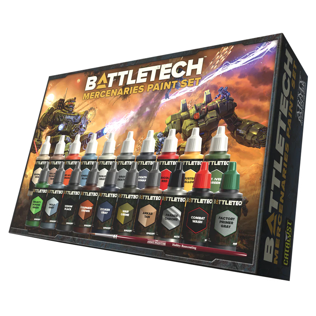 Battletech: Mercenaries Paint Set Battletech: Mercenaries Paint Set