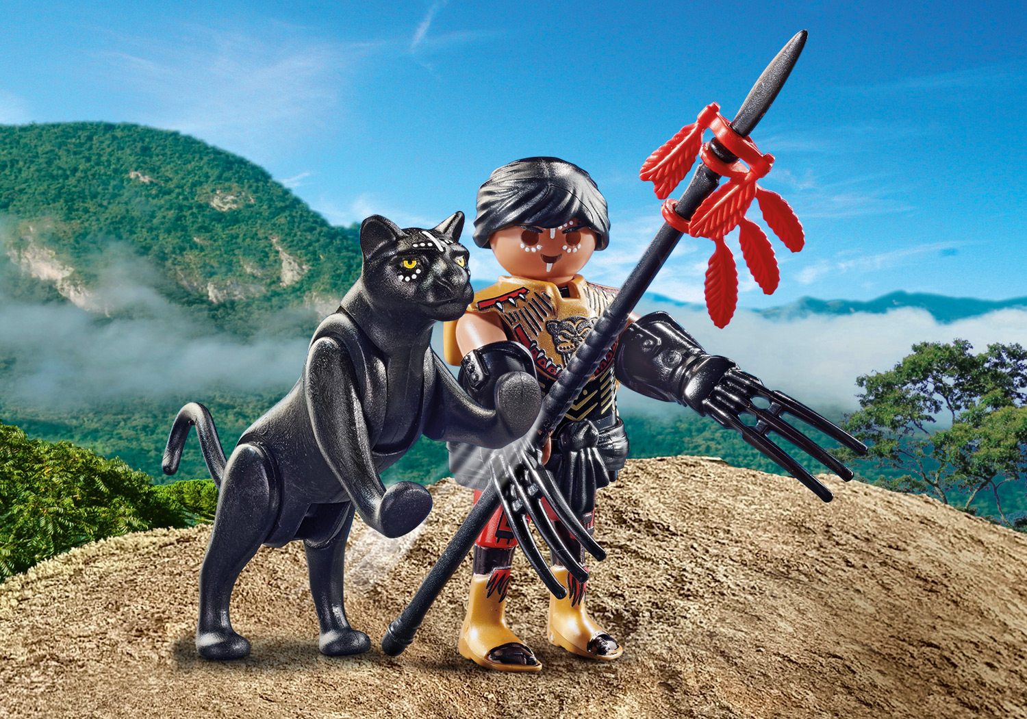 Playmobil: Special Plus - Krieger mit Panther Playmobil: Special Plus - Krieger mit Panther