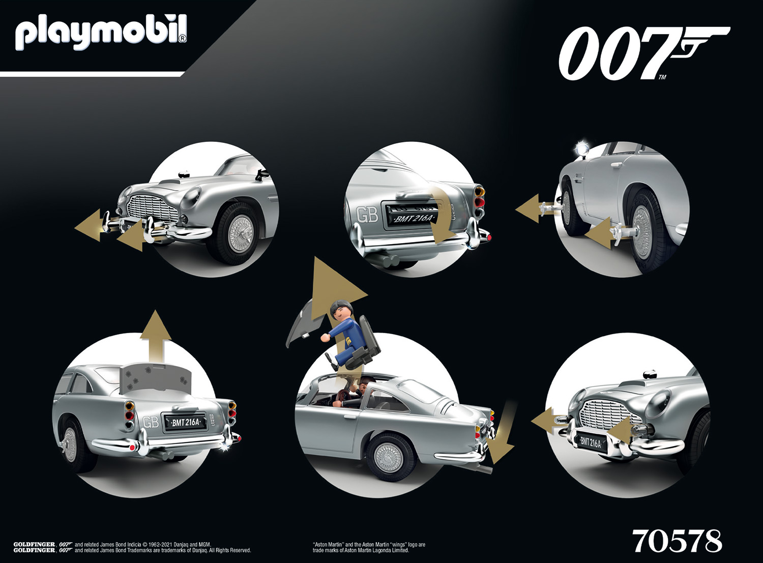 Playmobil: James Bond Aston Matin DB5 - Goldfinger Playmobil: James Bond Aston Matin DB5 - Goldfinger