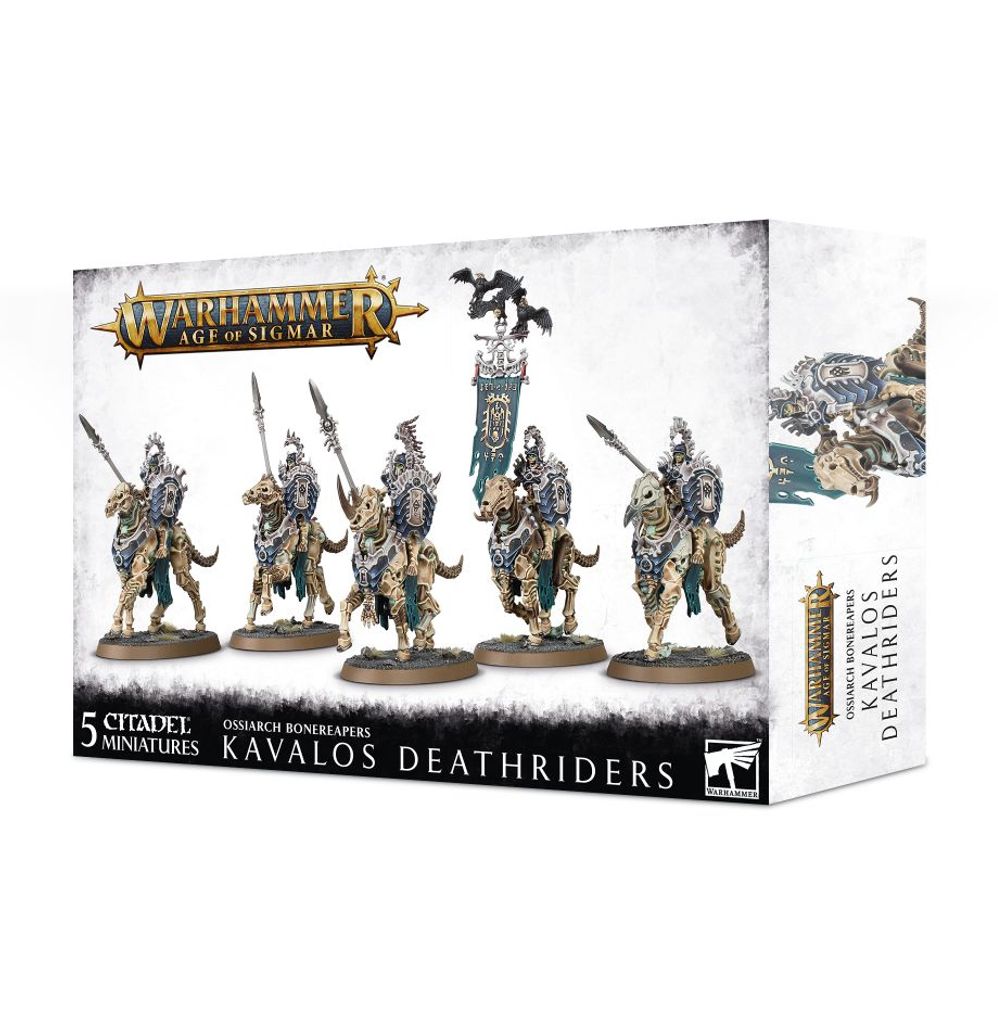 Warhammer: Ossiarch Bonereapers - Kavalos Deathriders Warhammer: Ossiarch Bonereapers - Kavalos Deathriders
