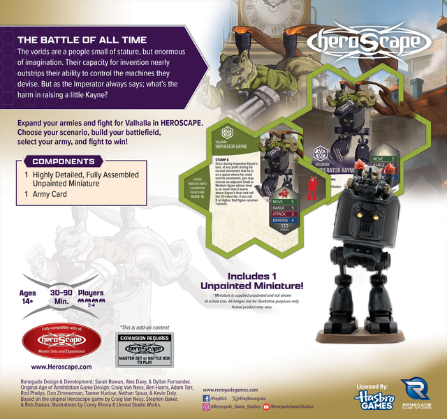 HeroScape: Boiling Tension - Imperator Kayne HeroScape: Boiling Tension - Imperator Kayne