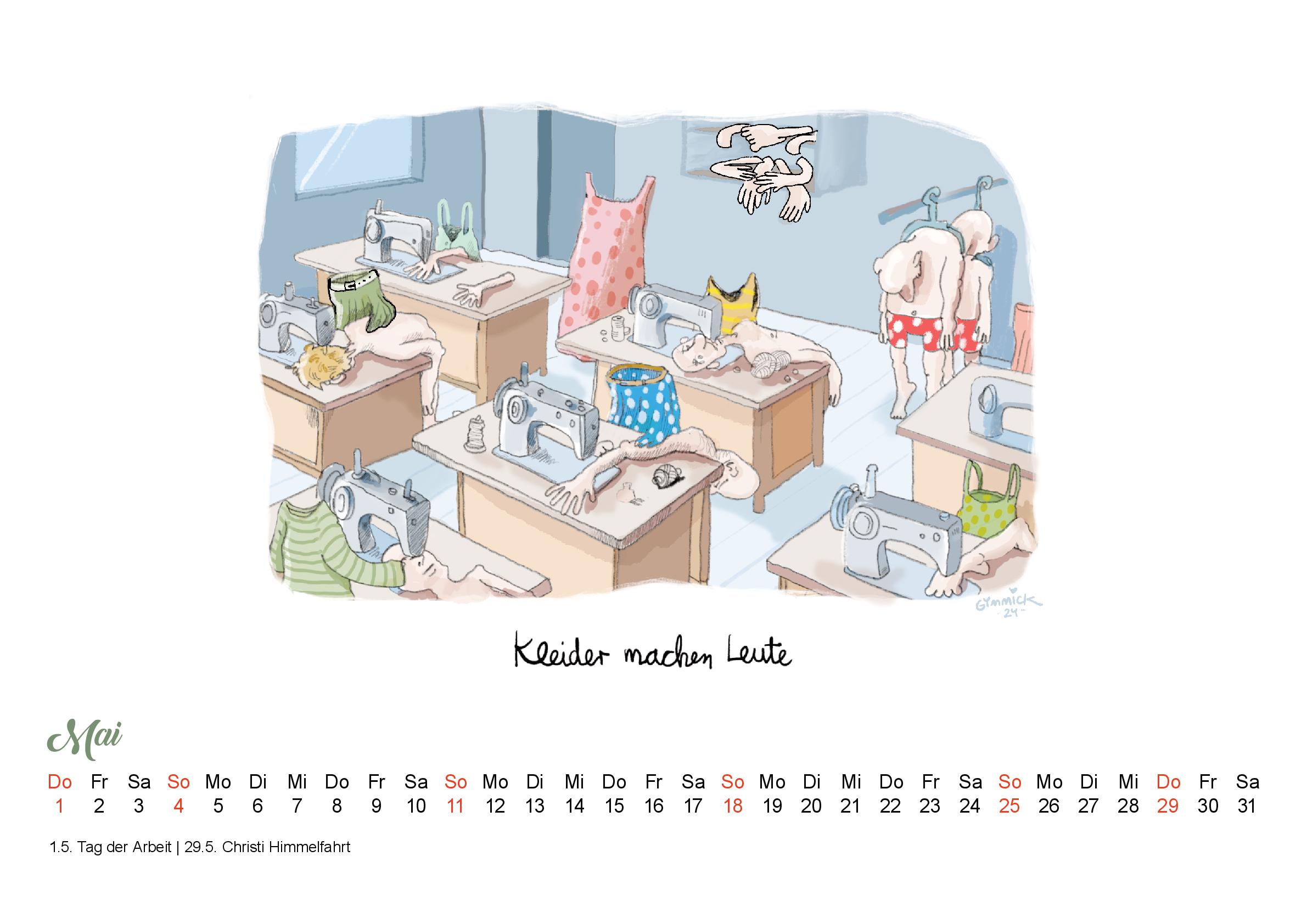 Gymmick: Kalender 2025: 13 Blatt Querformat Gymmick: Kalender 2025: 13 Blatt Querformat