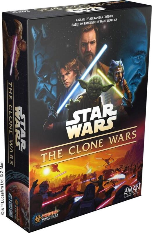 Star Wars: The Clone Wars (Pandemic-System) Star Wars, Die Klonkriege, Brettspiel, kooperativ, Miniaturen
