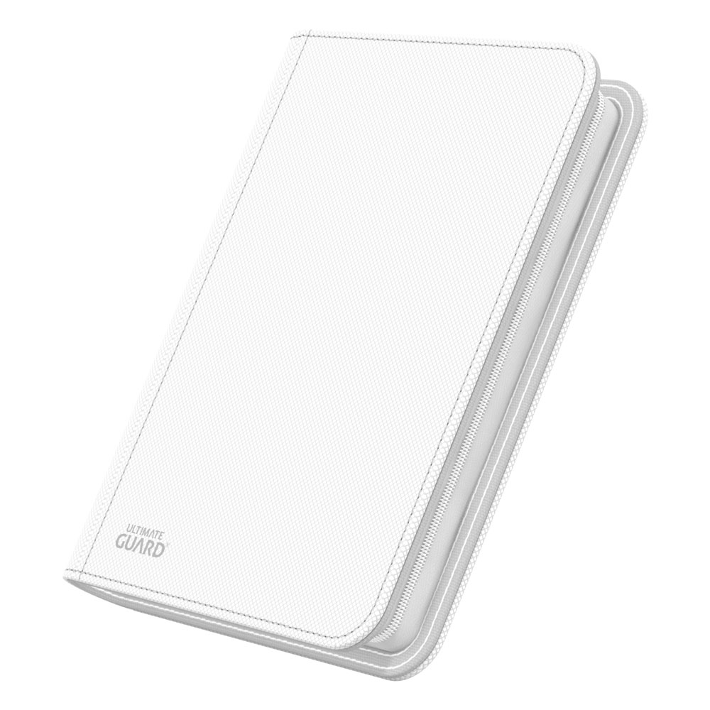 Ultimate Guard: Zipfolio Xenoskin 8-Pocket Mini Weiß Wallet-Hülle, Folio-Hülle, Weiß, geprägt, Reißverschluss