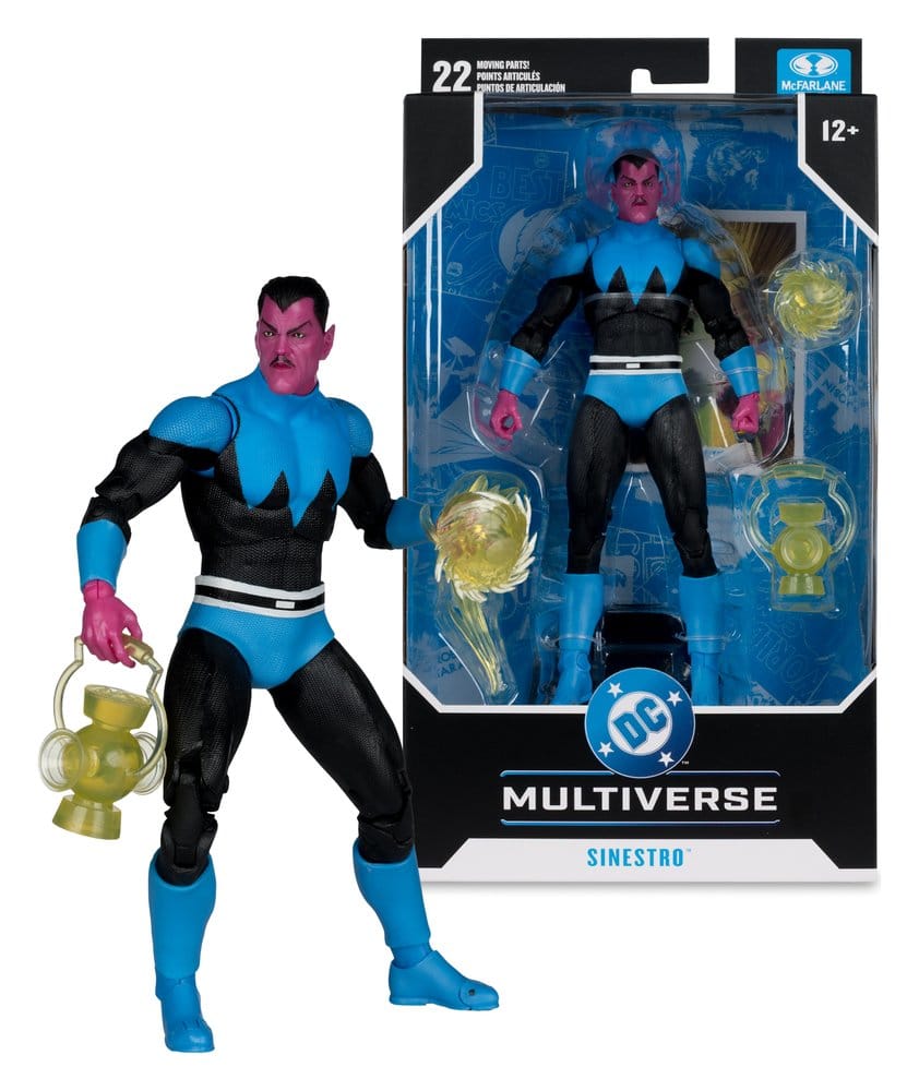 DC Multiverse AF: Sinestro (DC Classic) 18cm Actionfigur, Superheld, DC Multiverse, Sinestro, blauer Anzug