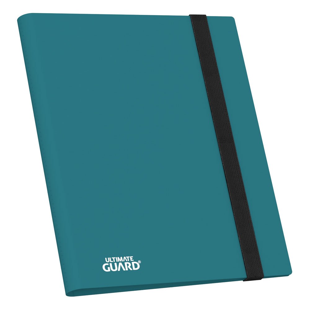 Ultimate Guard: Kartenmappe Flexfolio 9-Pkt petrol Notizbuch, A5, Teal, Gummiband, Ultimate Guard
