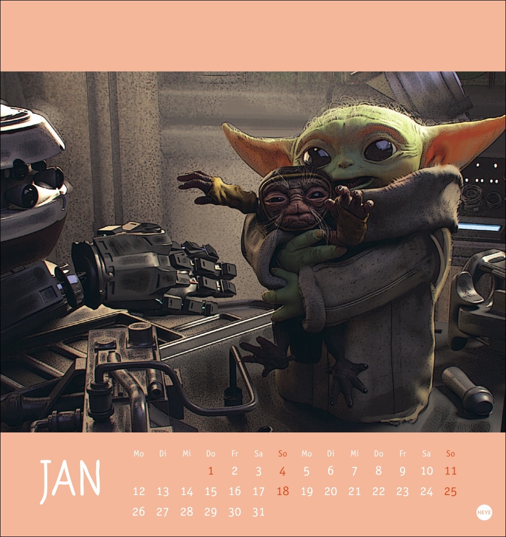 Star Wars: Mandalorian Postkartenkalender 2026 Star Wars: Mandalorian Postkartenkalender 2026