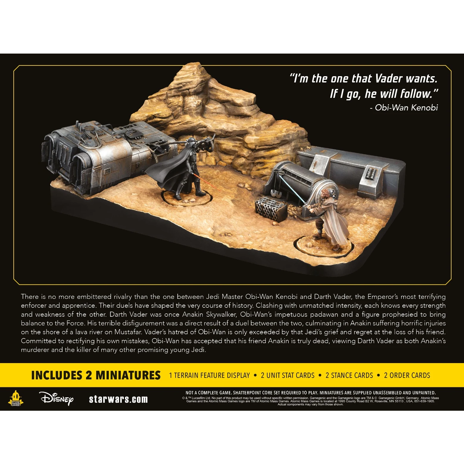 Star Wars: Shatterpoint - You Cannot Run Duel pack ("Ihr könnt nicht entkommen") Star Wars: Shatterpoint - You Cannot Run Duel pack ("Ihr könnt nicht entkommen")