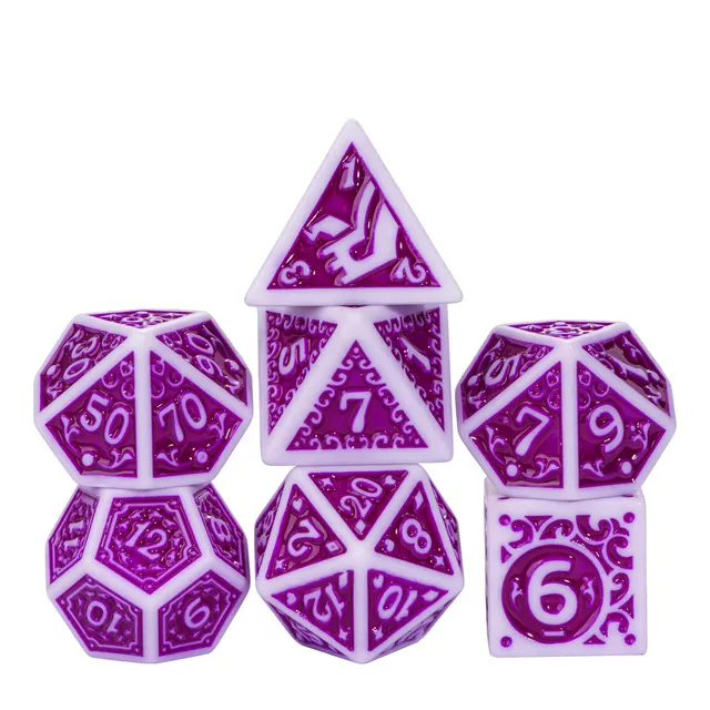 Grape Explosion RPG Dice Set (7)