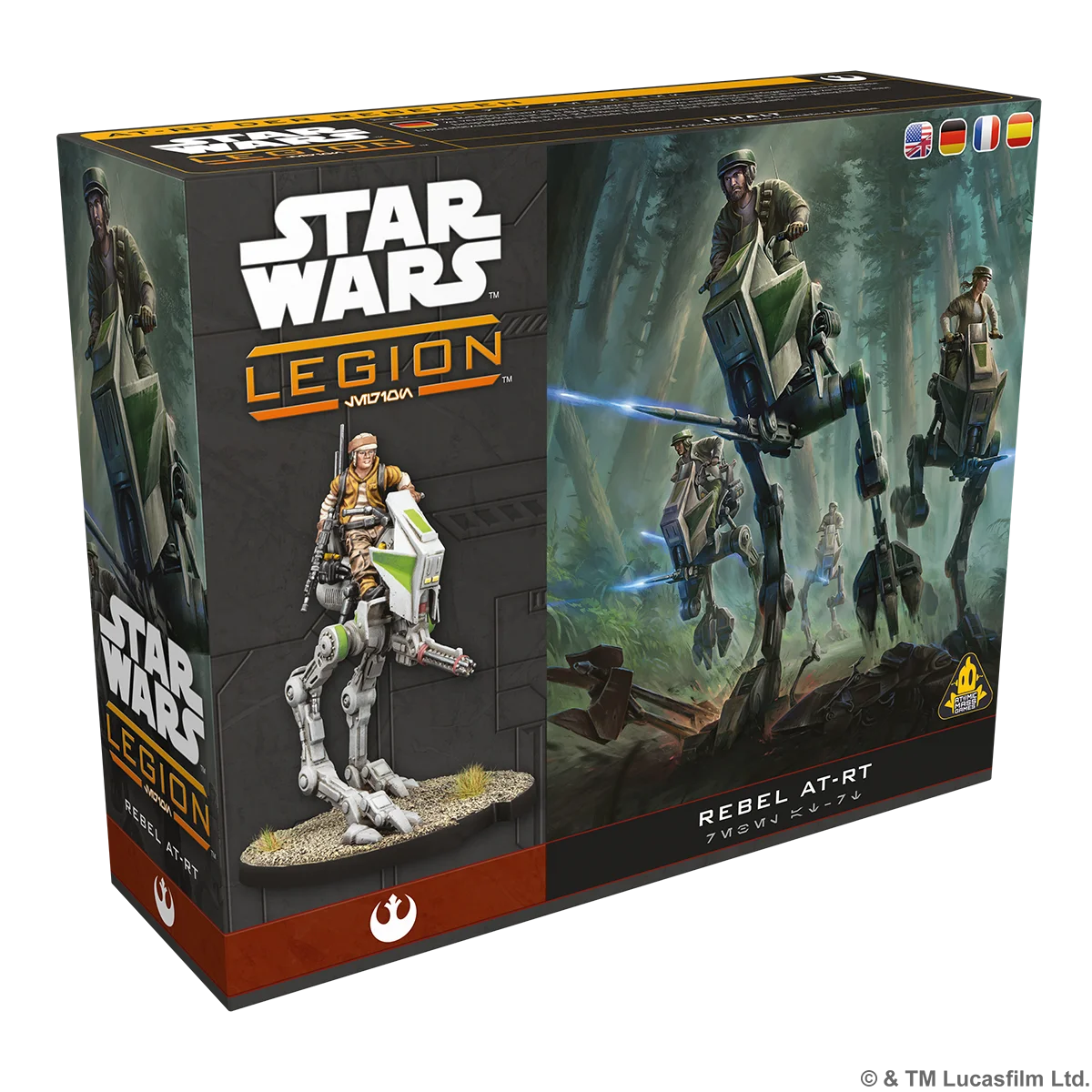 Star Wars, Legion, Rebel AT-RT, Kampf-Droide, Miniaturfigur