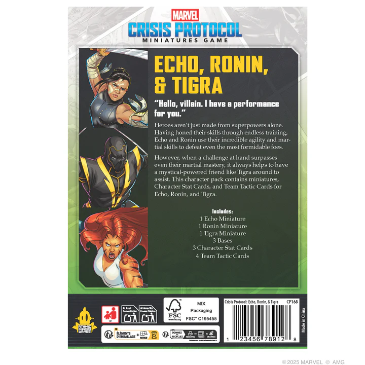 Marvel Crisis Protocol: Echo, Ronin & Tigra Marvel Crisis Protocol: Echo, Ronin & Tigra