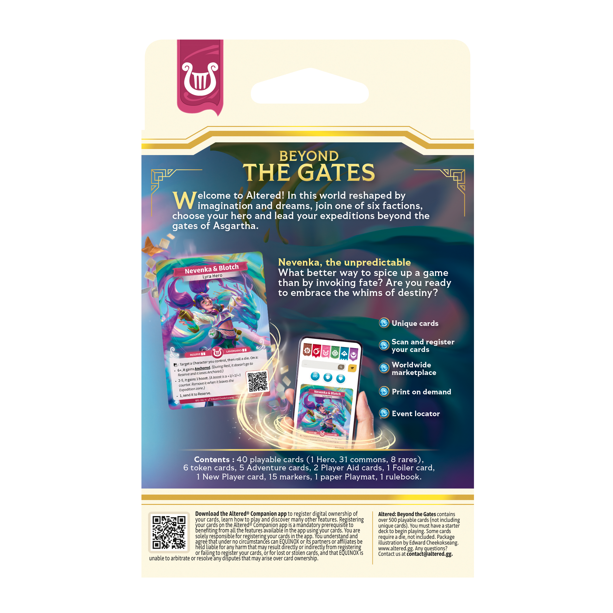 Altered TCG: Beyond the Gates Starter Deck "Lyra" (Pink) Altered TCG: Beyond the Gates Starter Deck "Lyra" (Pink)