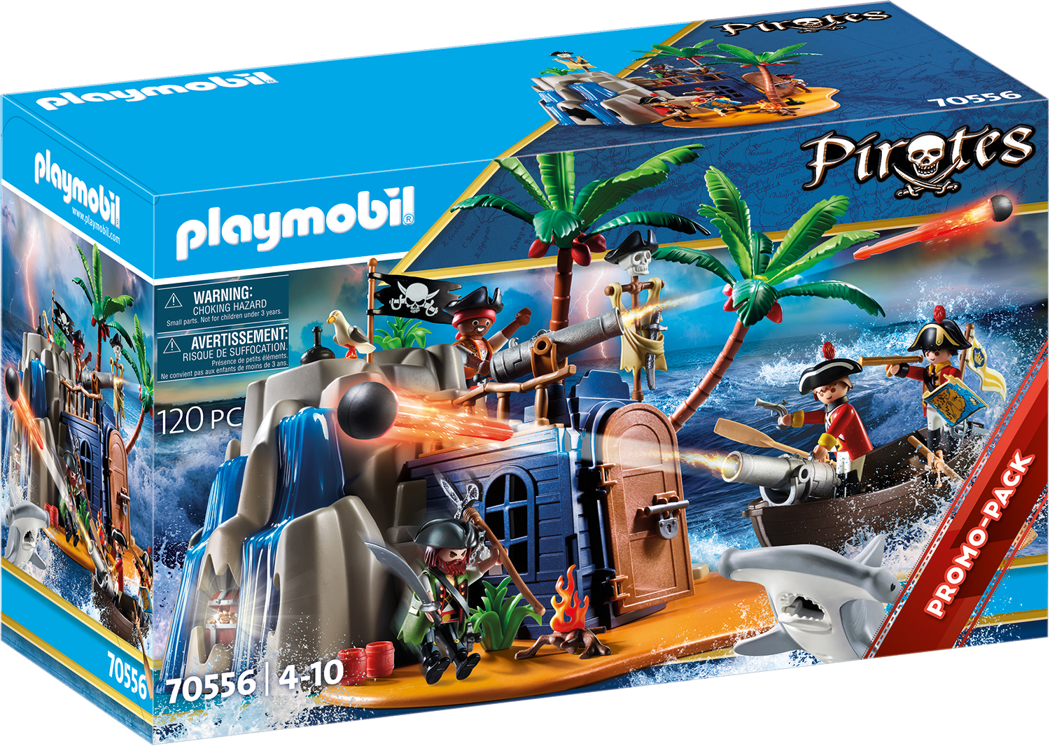 Playmobil: Pirates - Pirateninsel mit Schatzversteck