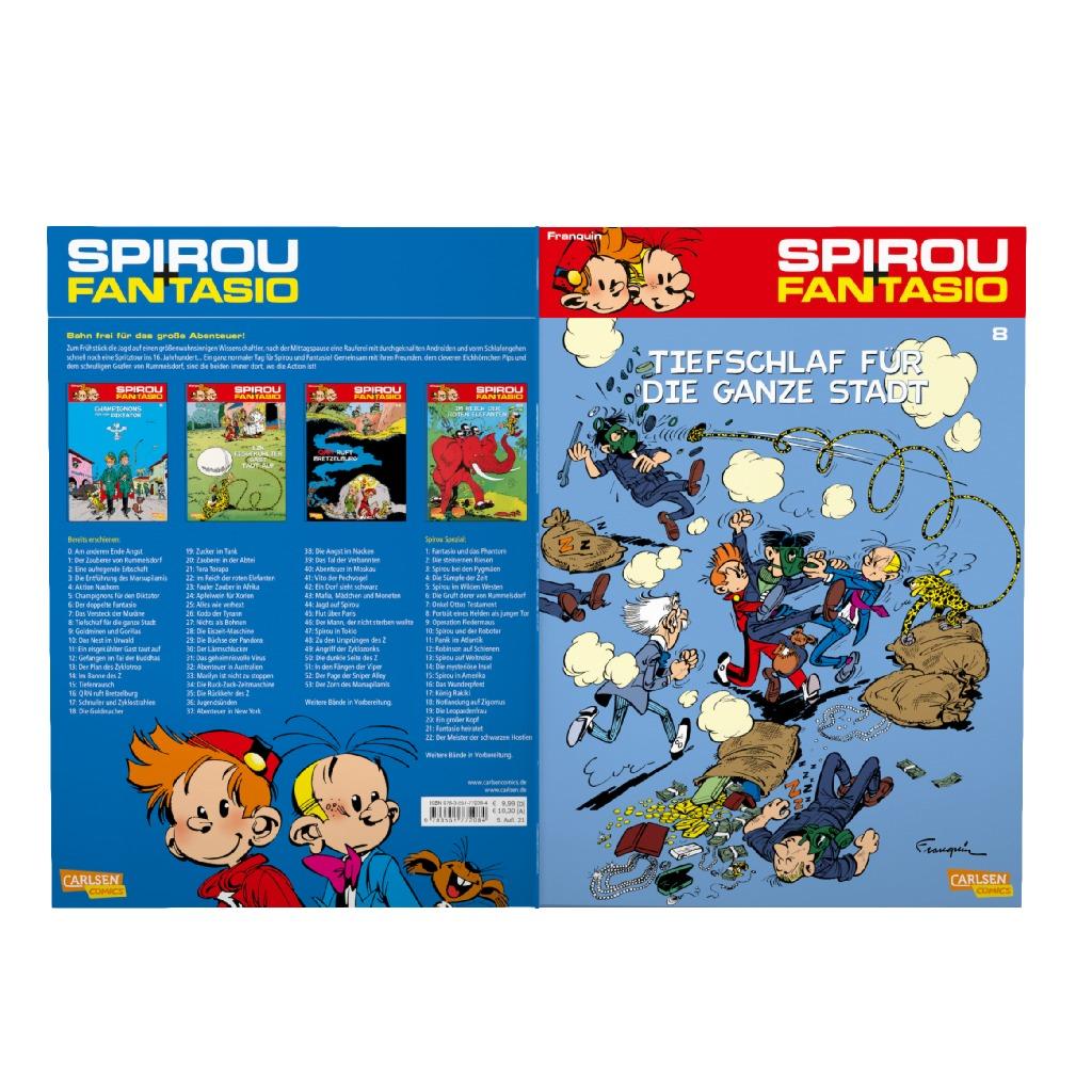 Spirou & Fantasio Bd.8: Tiefschlaf für die ganze Stadt (Neuausgabe)