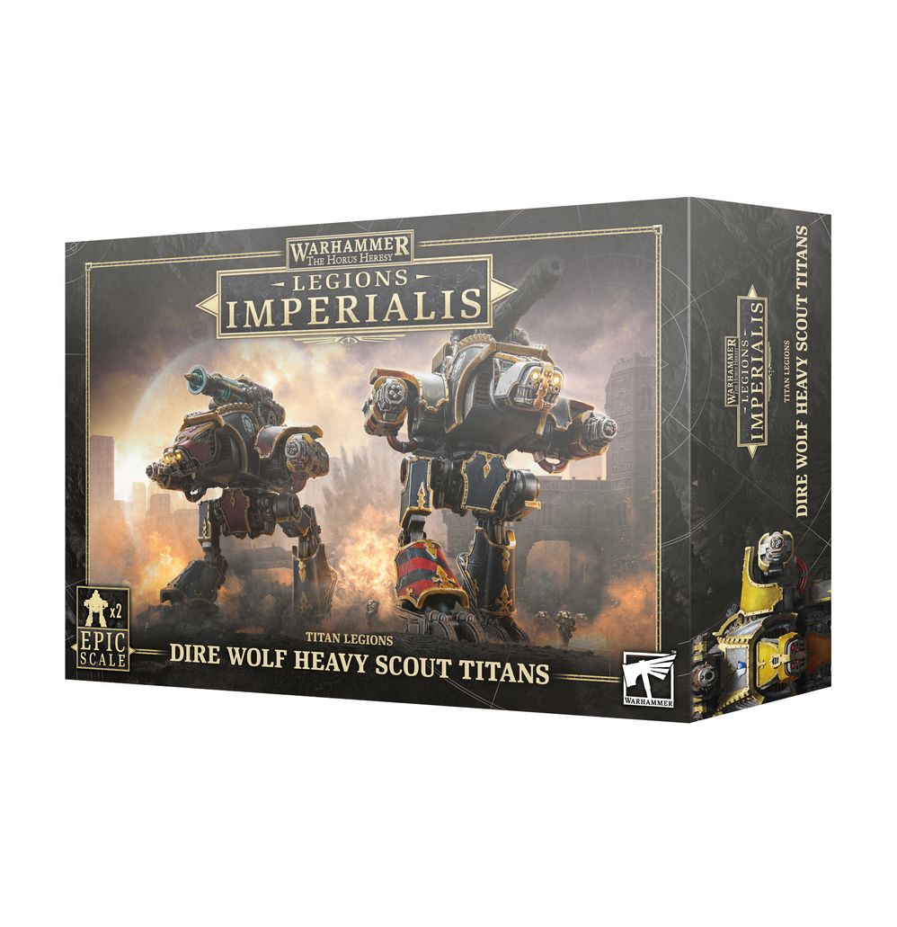 Legions Imperialis: Dire Wolf Heavy Scout Titans Legions Imperialis: Dire Wolf Heavy Scout Titans