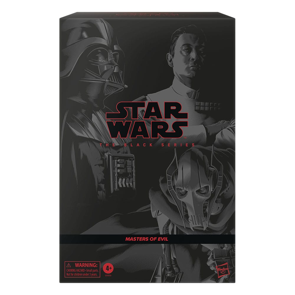 Star Wars AF: Black Series Masters of Evil 3er Set Darth Vader/Thrawn/General Grievous 15cm Buch, Werbung, Plakat, Person, Gesicht
