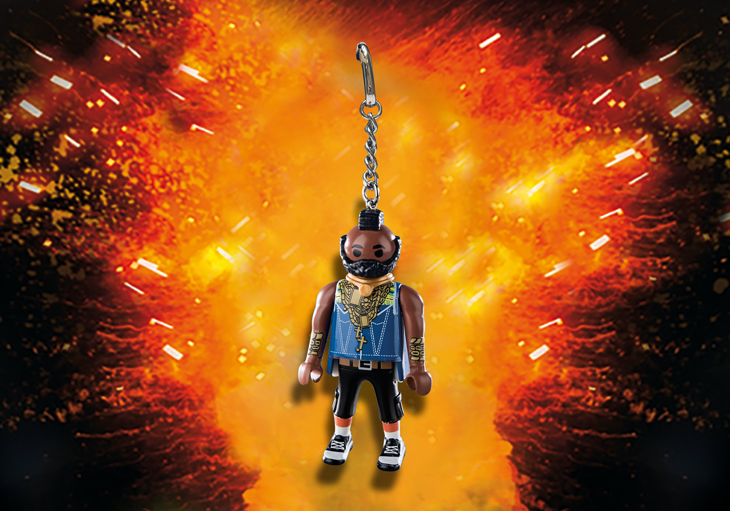 Playmobil: Schlüsselanhänger - A-Team B.A. Playmobil: Schlüsselanhänger - A-Team B.A.