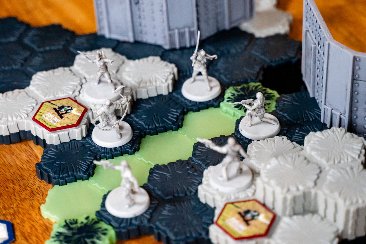 G.I. JOE Heroscape: Strike Forces Army Expansion Brettspiel, Miniaturen, Kacheln, Gelände, Basen