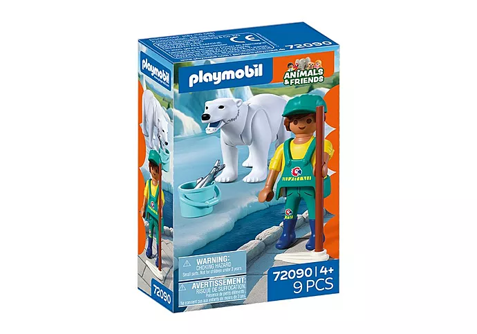 Playmobil: Animals & Friends - Zoo Eisbär & Pfleger Playmobil: Animals & Friends - Zoo Eisbär & Pfleger